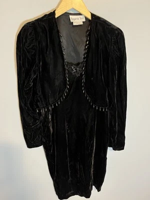 Vestido BYER TOO California De Colección Años 90 Y2K 6 Chaqueta Capricho Terciopelo Cuentas Vacaciones  Foto 1 de 4