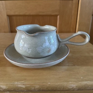 Denby Daybreak Gravy/Sauce Boat & Drip Plate, Great Condition. - Picture 1 of 5