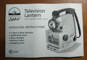 Instrucciones de funcionamiento de linterna de televisión para exteriores Innovage - Imagen 1 de 2