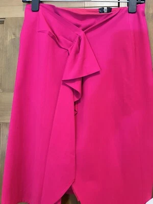 Saia de algodão com zíper nas costas Vince tamanho 6 ($325 nova!) nova com etiquetas - Imagem 1 de 4