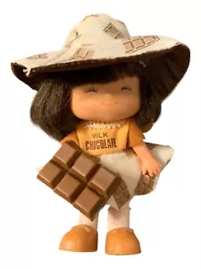 Blue Box 5" Puppe Milk Chocolate Outfit Strawberry Shortcake Clone 1981 komplett - Bild 1 von 14