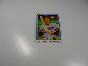Roy Smalley 1981 Donruss card #487