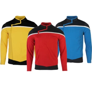 Camisas top amarillas azul de Freeman Boimler de la Flota Estelar de las cubiertas inferiores - Imagen 1 de 12