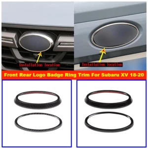 Auto Part Front Rear Badge Ring Cover Decorate Trim For Sub@ru XV 2018-2022 - Picture 1 of 10