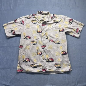 Natural Issue Shirt Mens XLT Short Sleeve Button Up Old Car Graphic Print - Picture 1 of 10