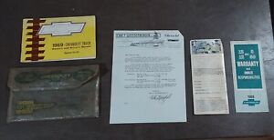 Gm Owner's Manuals 1969 Chevy truck series 10-30 drivers with all original paper