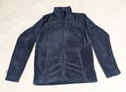 Columbia Boys Jacket Size Large Fleece Dark Navy Blue Comfortable Kids Coat Zip