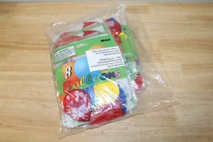 96ct Multi-Color Happy Birthday 12" Round Printed Latex Balloon Helium Quality - Picture 1 of 1