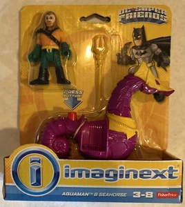 Imaginext Aquaman & Purple Seahorse DC Super Friends Batman Series Nuevo 2016 - Imagen 1 de 3