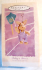 Hallmark Ornament Easter Spring Riding A Breeze Rabbit Flying A Kite 1994 In Box