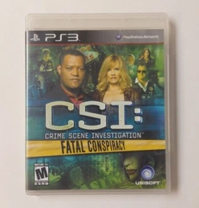 CSI: Crime Scene Investigation Fatal Conspiracy Sony PlayStation 3 PS3 Complete - Picture 1 of 3