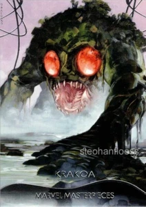 2020 Upper Deck Marvel Masterpieces #37 Krakoa 1365/1499 Tier 2 - Picture 1 of 1