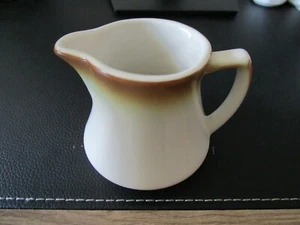 McNicol China Clarksburg W. Va.  3 3/8" Airbrushed Creamer Restaurant Ware - Picture 1 of 6