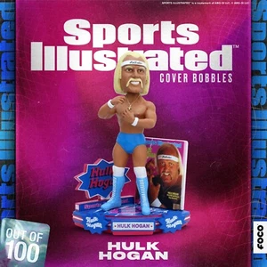 Hulkster HULK HOGAN Hulkamania WWF Wrestling Legend SI Cover Bobblehead NIB! - Picture 1 of 5
