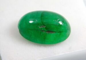 Beautiful Natural 12.50  Ct Cabochon Cut Colombian Emerald Loose Gemstone
