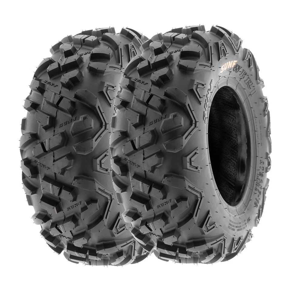 SUNF 19x7-8 ATV Tires 19x7x8 All Terrain 6 PR A051 Power II Set of 2