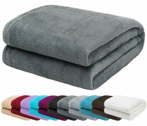 Kuscheldecke Wohndecke Fleecedecke Flauschige Decke 220 x 230cm Warm Super weich - Bild 1 von 18