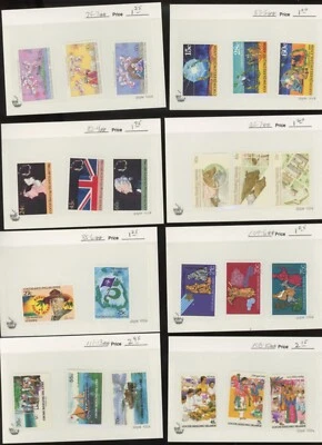 Estampillas de Islas Cook emisiones regulares tarjetas de distribuidor MNH. cv 231.00 (mb33 Foto 1 de 4