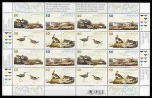 Canada - Scott 2095-2098 - Full Pane of 16 Stamps - John James Aubudon's Birds - Picture 1 of 1