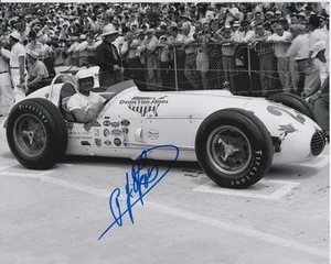 A.J. FOYT Signed 8x10 INDY RACE CAR DRIVER Photo w/ Hologram COA - Picture 1 of 2