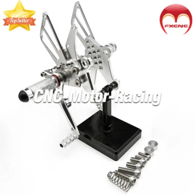 CNC Rearset Footrest Footpegs Foot Pegs Set For Benelli BJ302 TNT302R Aluminum - Imagen 1 de 4