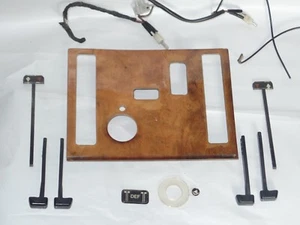 SL AC Climate Control Panel 560 450 107 w107 380 r107 280 wood Euro 500 SLC DEF - Picture 1 of 10