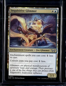 Inquisitive Glimmer - 217 - DSK - NM - MTG Magic the Gathering - Foto 1 di 1