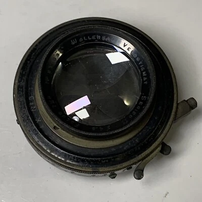 Wollensak Velostigmat 7 1/4” F4.5 Serie II Lente Betax No.3 Obturador, Pat. 1922 Foto 1 de 4