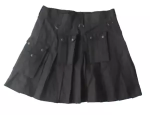 Scottish Highlands Heavy Duty Utility Kilt Black Men's Size 40 - Picture 1 of 9