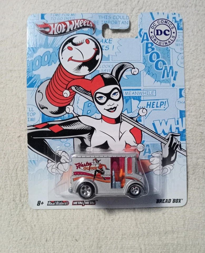 Hot Wheels DC Comics BREAD BOX Harley Quinn Premium Nostalgic Brands Real Riders - Image 1 of 4