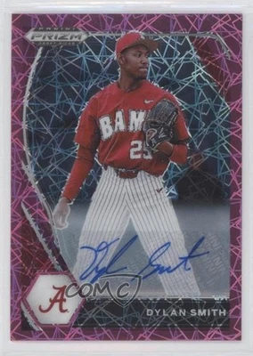 2021 Panini Prizm Draft Picks Pink Velocity Prizm Auto Dylan Smith #PDP74 Auto - Image 1 of 2