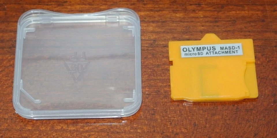 Genuine Olympus MASD-1 Micro SD Adapter Attachment with Case TF to XD - Image 1 of 1