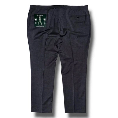 New LAUREN RALPH LAUREN Dress Pants Men 44x30 Classic UltraFlex Stretch Wool - Image 1 of 4