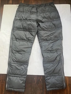 Kuiu schwarz/grau Quix Daunen Gans isoliert gefütterte Hose Herren XL heute gebraucht, in einwandfreiem Zustand - Bild 1 von 12