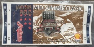 Pin solapa Cleveland Indians Baseball Guardians MLB All Star 1997 Shell Gas raro - Imagen 1 de 2