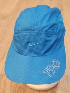 Nike T90 Just Do It Blue Adjustable Running Unisex Hat Cap RARE READ!!  - Picture 1 of 7