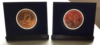 Monedas del Bicentenario de la Revolución Americana 1972 y 1973 Foto 1 de 4