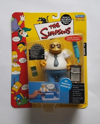 Playmates Los Simpson - Figura Dr. Marvin Monroe Serie 10 Interactiva (NUEVO EN CAJA) Foto 1 de 2