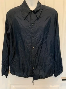 Vintage CAMPUS Mens Size Medium Blue Collared Snap Close Windbreaker Jacket - Picture 1 of 5