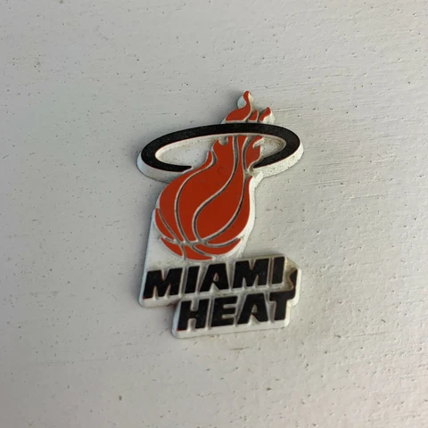 Miami Heat Vintage Old NBA Rubber Basketball Fridge Magnet Cover