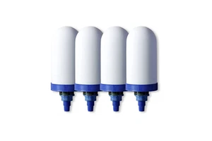 AquaEasy Ceramic Water Filter Candle Replacement Gravity Systems - 4 Pack - Picture 1 of 1