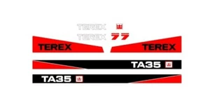 TEREX TA35 G7 Articulated Dump Truck Vinyl Decals Sticker Graphics Kit - Bild 1 von 1