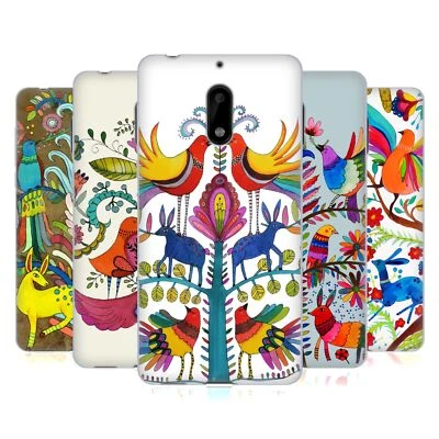 FUNDA GEL SUAVE FLORAL OFICIAL SYLVIE DEMERS PARA TELÉFONOS NOKIA 1 Foto 1 de 4
