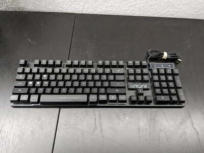 ChonChow Wired Backlit Gaming Keyboard (Black) - TESTED - Image 1 of 3