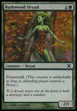 Rushwood dryad-MTG card-Tenth Edition - 10e-Language: Ita-GD