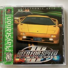 PlayStation 1 Need for Speed III Hot Pursuit, CIB+ Reg Card--Manual,Tested