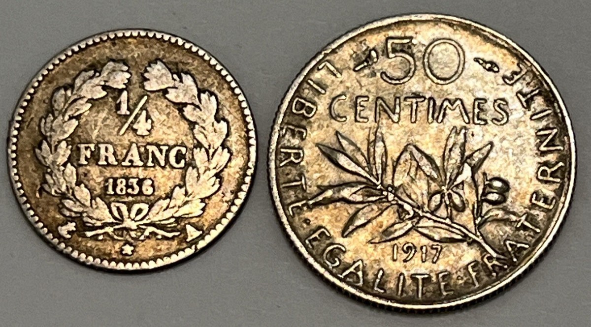 フランス 5フラン 1836年 ルイ・フィリップ1世 銀貨 da2012 全国
