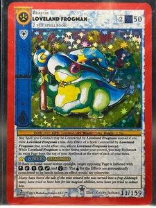 2021 MetaZoo Cryptid Nation 2nd Edition Loveland Frogman Holo #11/159 - Bild 1 von 2