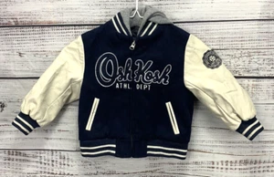 Chaqueta Letterman Oshkosh B’gosh Vintage Bombardero Universitario Niños Talla 2 T - Imagen 1 de 9