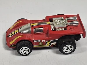 Vintage Hot Wheels Racers 1985 Hong Kong Red STP #3 Racer Friction Car - Picture 1 of 8